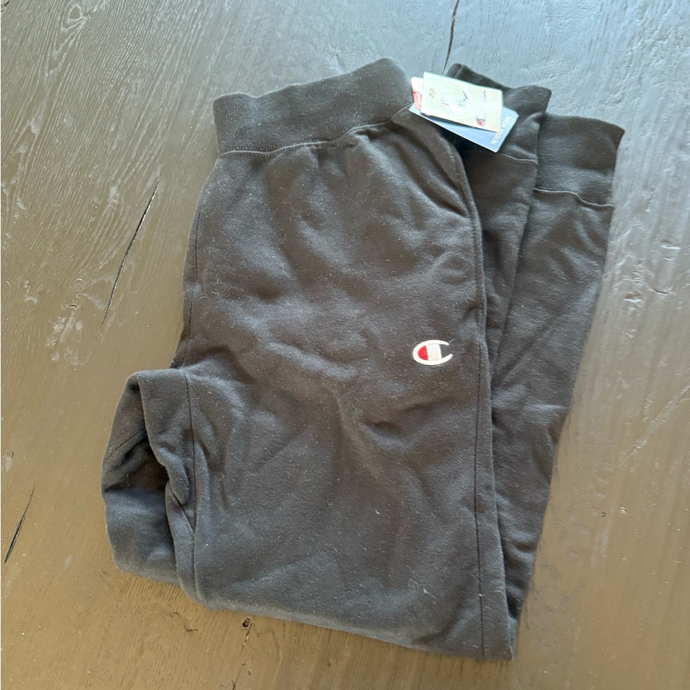 Champion Black Sweatpants nwt medium